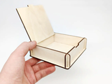 AmericanElm Pack of 2 Wooden Jewellery Box for Women Jewel Organizer Hand Carved Carvings Gift Items