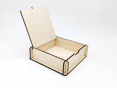 AmericanElm Pack of 2 Wooden Jewellery Box for Women Jewel Organizer Hand Carved Carvings Gift Items