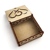 wooden box for home decor