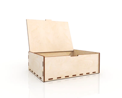 AmericanElm Wood Handmade Wooden Rectangular Shape Box for Money/Pandrive/key/Coin