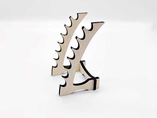 Natural Wood Paint Brush Holder