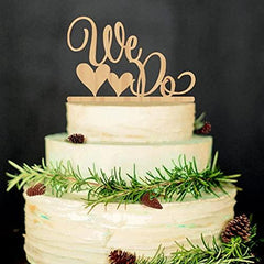 decorative Wedding WE DO Wood Topper