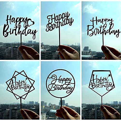 unique happy birthday cake toppers.