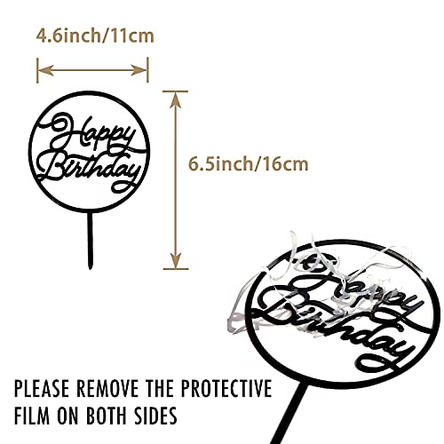  happy birthday letter black Acrylic