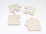 AmericanElm Set of 4 wooden Puzzle Coaster for Dining Table, Tea Coaster