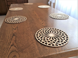 wooden coasters for dining table