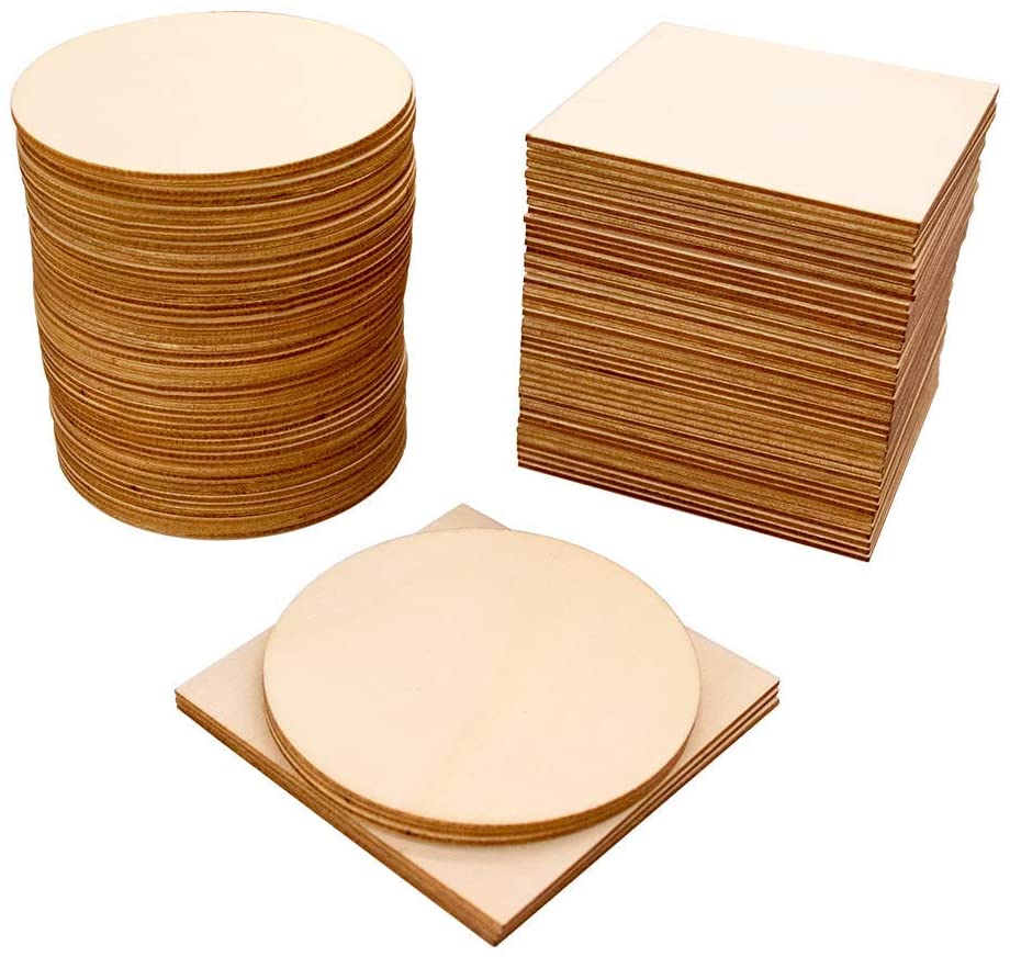  circle wooden cutouts for craft