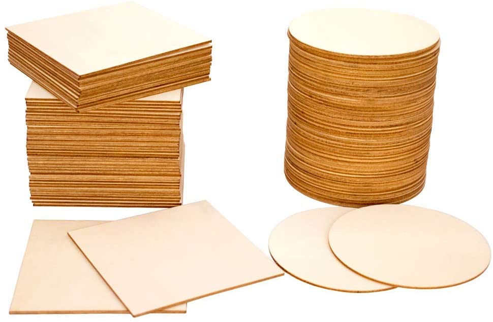 unfinished wood square