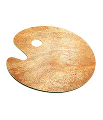 American-Elm Brown Colour Palette Oil/Acrylic Paint Tray, Painting Tray for Artist Drawing (12 x 9.5 inch)