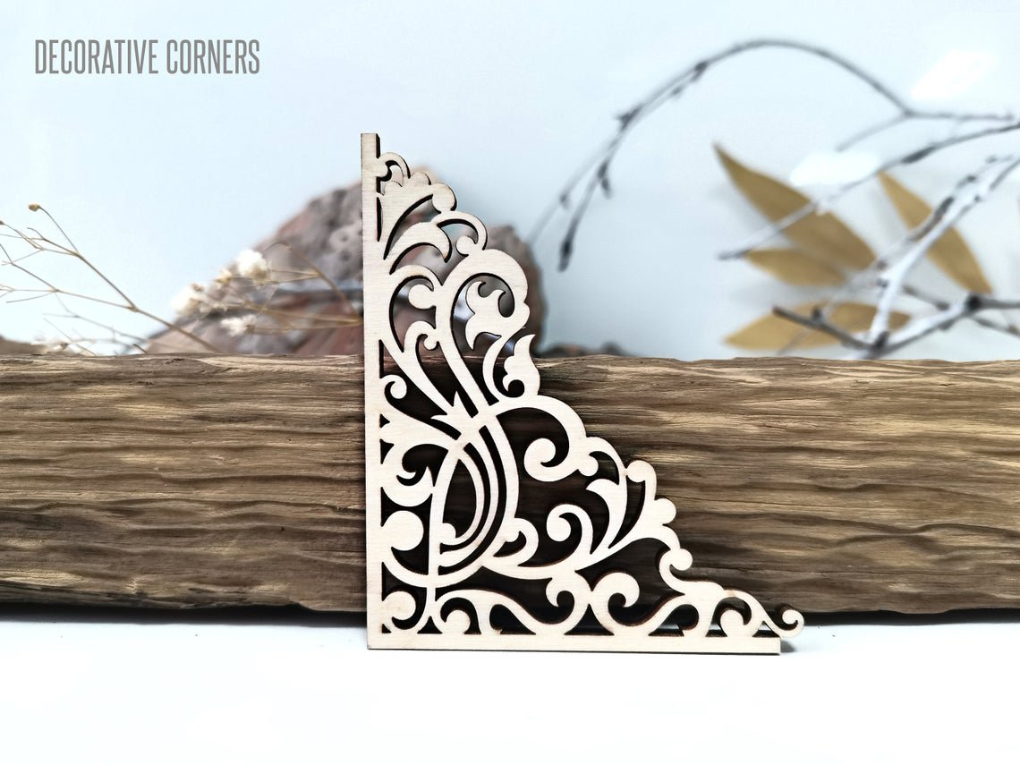 decorative corner wood