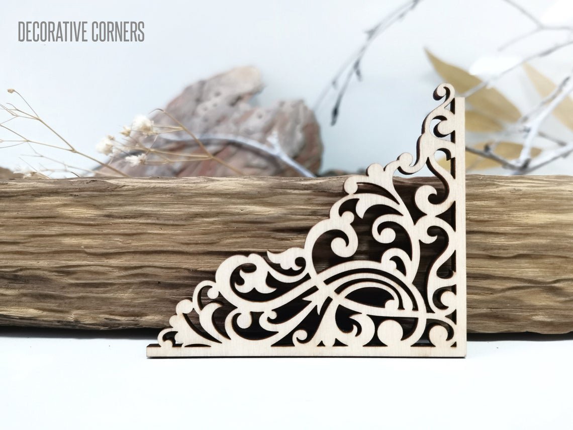 wooden decorative corners