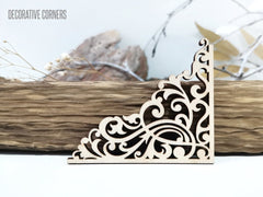 wooden decorative corners