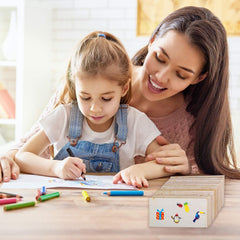 Cliths 36 Pcs Pack Blank Wood MDF Sheets 3 x 5 Inch Rectangle Unfinished Wood Pieces for DIY Crafts Painting, Christmas Ornaments and Home Decor