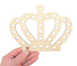 Crown Heart Cutouts Craft Shapes