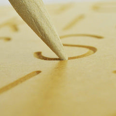 AmericanElm Alphabet Tracing Board for English Upper Case- ABCD Creative Learning Toys for Kids