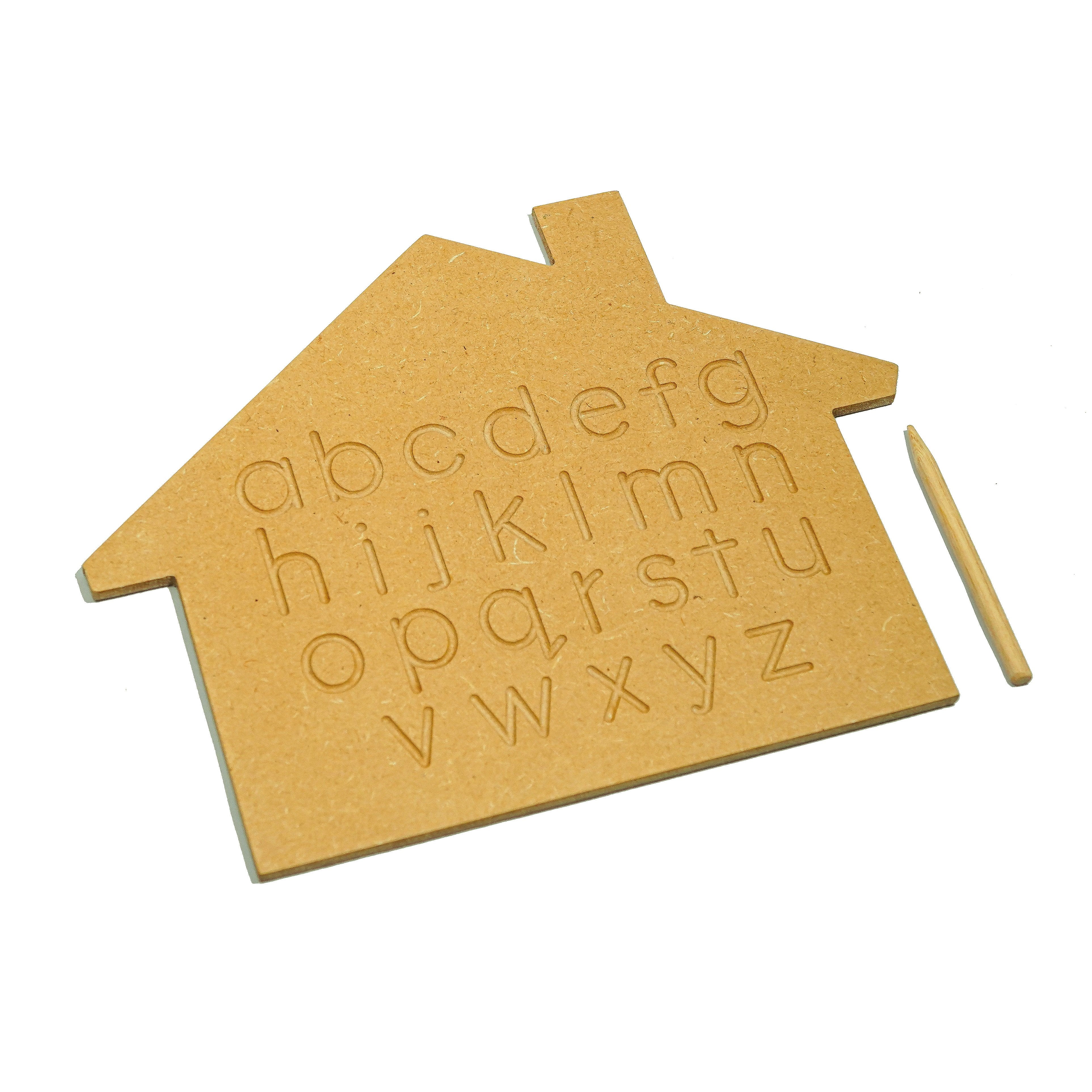 kids study tracing bords for woods