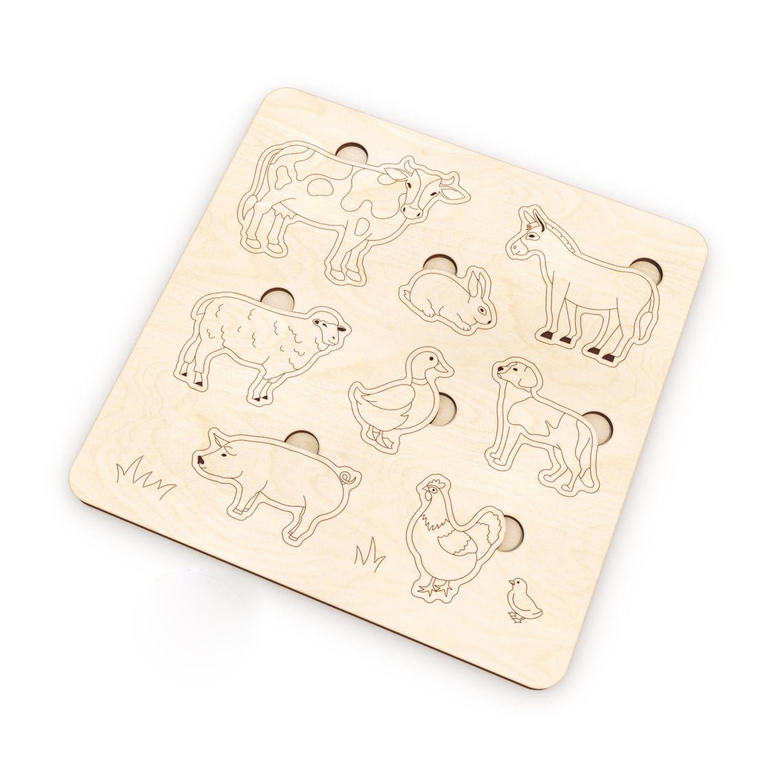 wooden tracing board for kids