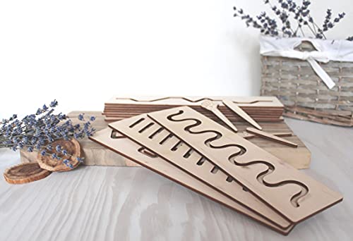 Montessori stencil 7pcs