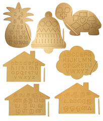 Educational tamil alphabet study board