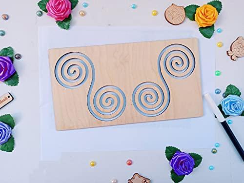 Montessori stencil 7pcs