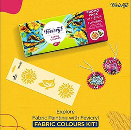 Fevicryl Fabric Colour kit (10 x 20ml)