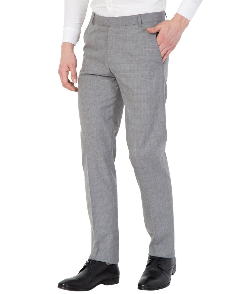 Formal Trouser: Buy Men Gray Cotton Rayon Formal Trouser Online ...