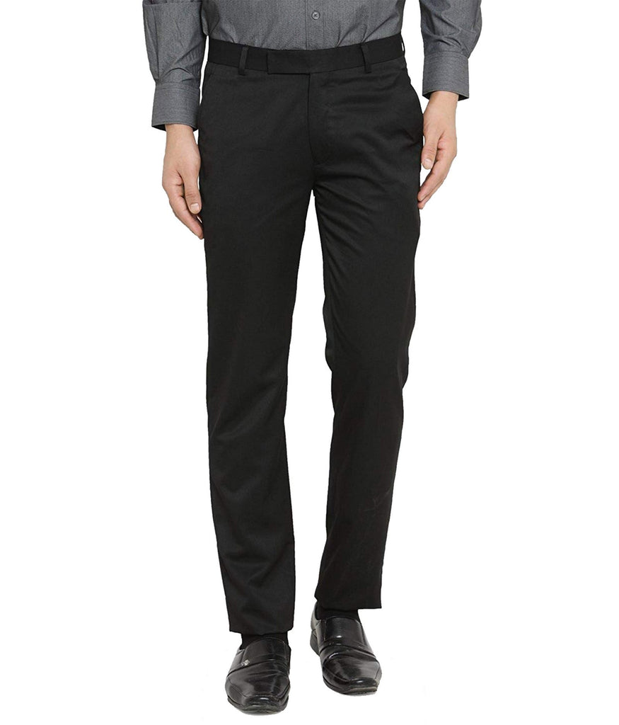 Buy Arrow Men Grey Smart Fit Autoflex Regular Fit Solid Formal Trousers  Trousers  for Men 2154693  Myntra