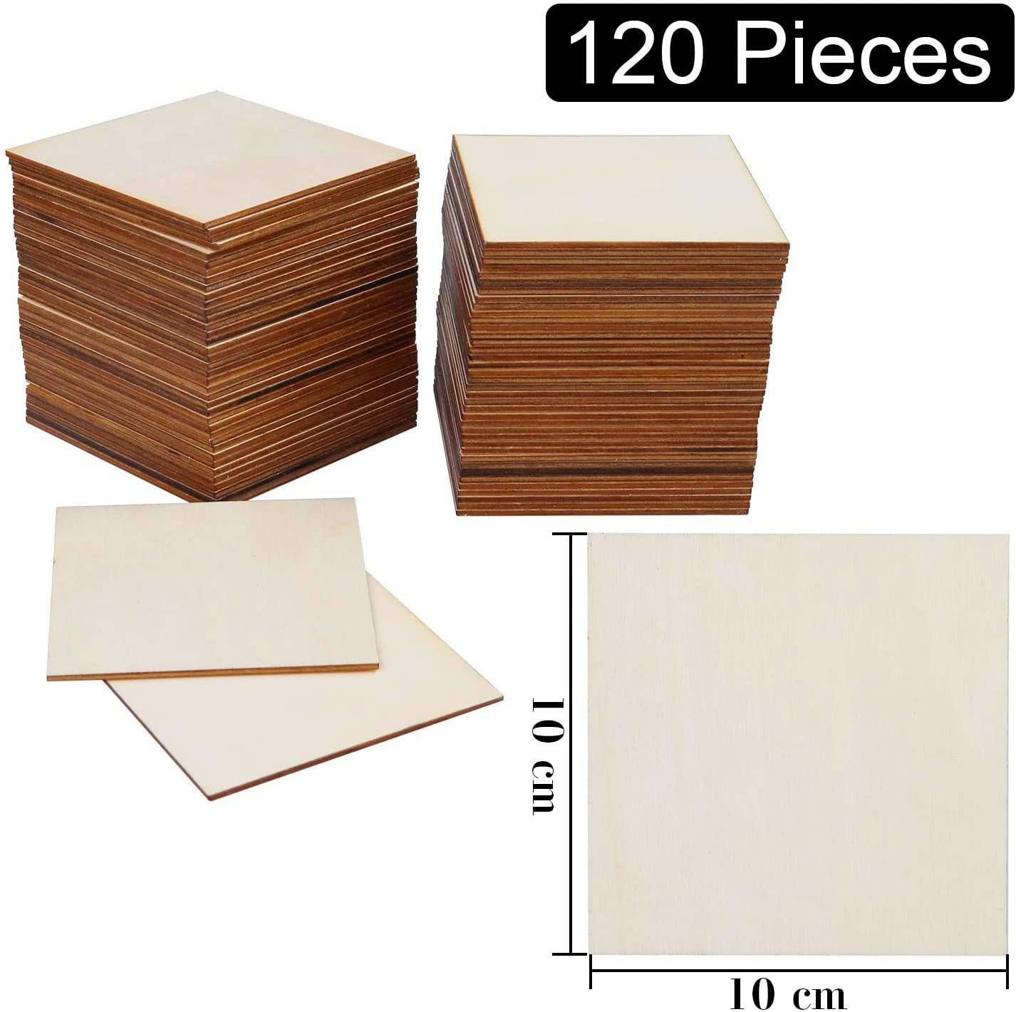 wooden cutout squared for painting