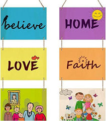 Wooden Slices Banners with Ropes