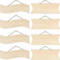 Unfinished Hanging Wood Sign Board