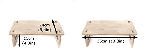 Height Adjustable Monitor Desk Stand