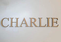 Wooden english upper case alphabets