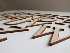 Wooden english upper case alphabets