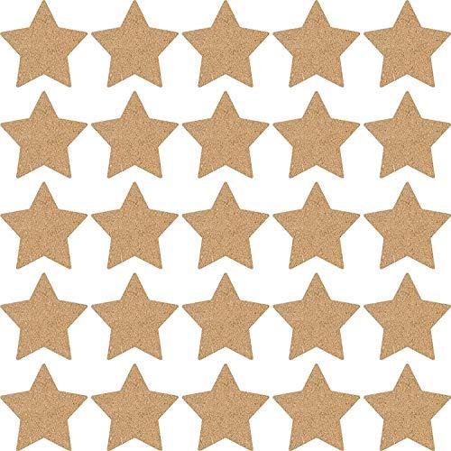 wooden star shape cutouts for craft
