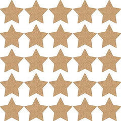 wooden star shape cutouts for craft