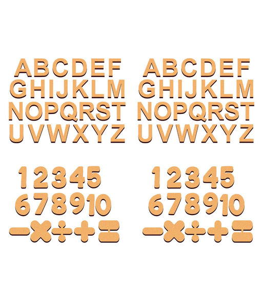 english alphabet wooden cutout