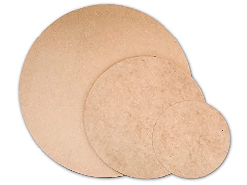 circle mdf boards for art and craft