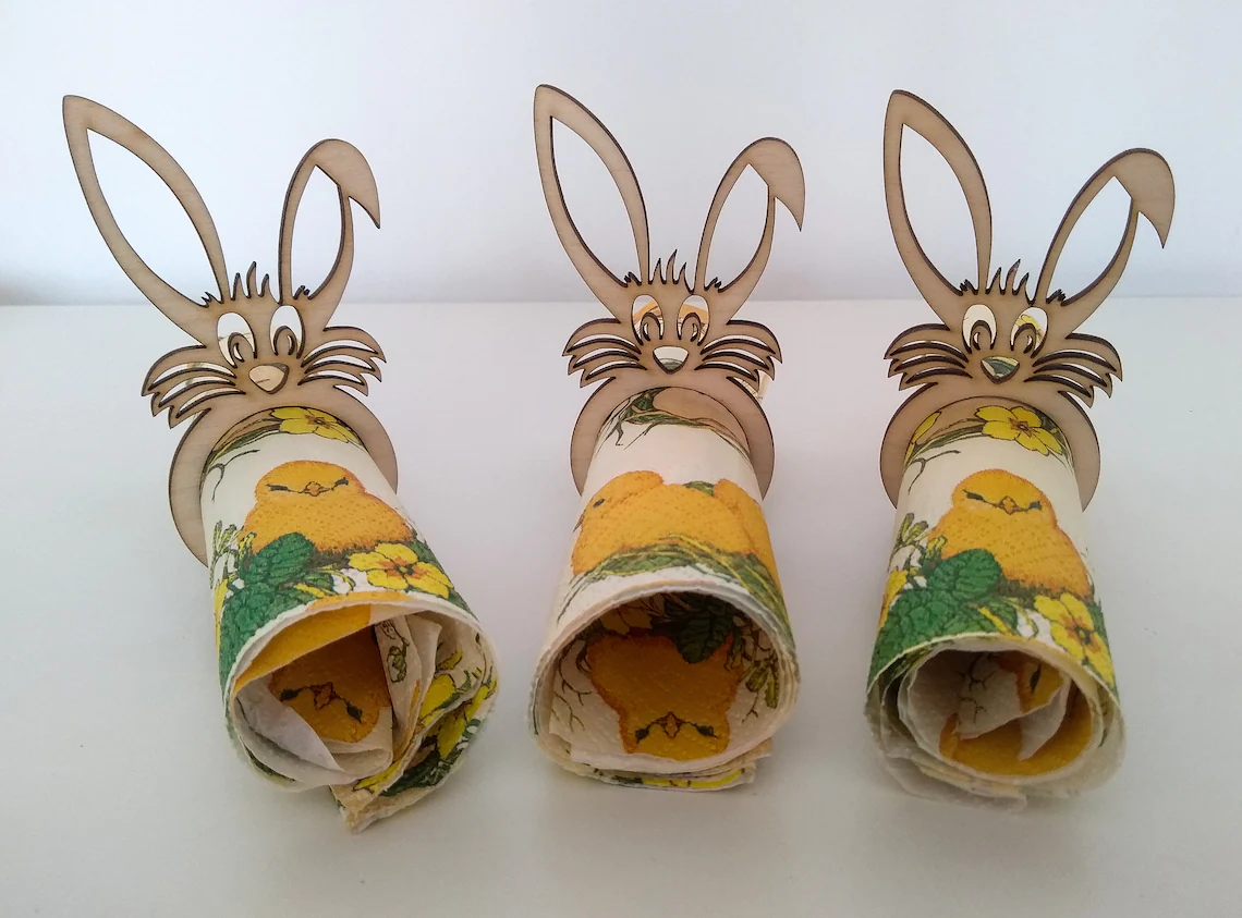 wooden napkin holder