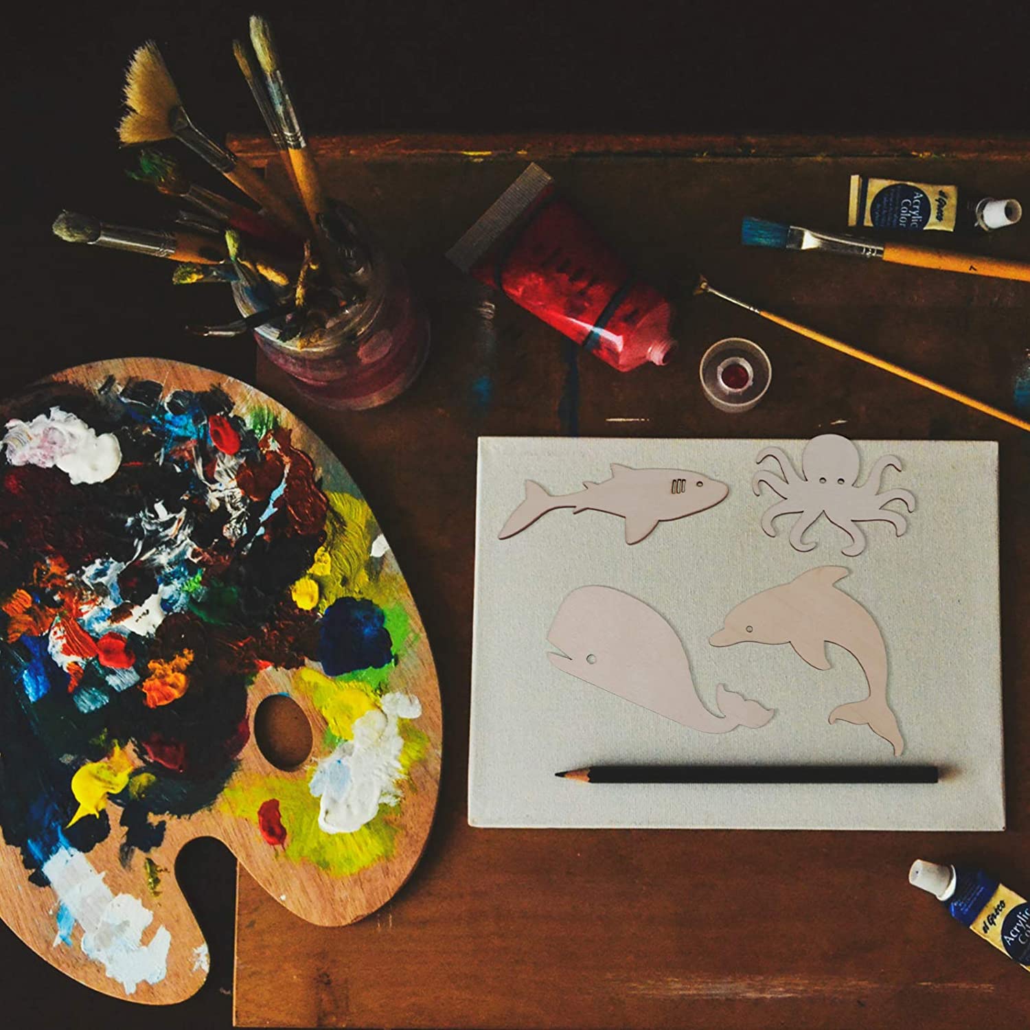 animals wooden cutouts, MDF Craft Shapes, Art & Craft Work, Party Decoration Material, wooden animals for home decor