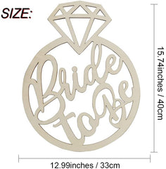 bride to be wooden sign, bride to be wooden laser cut sign, bride to be sign, bride to be sign for decorations, bride to be sign wood sign for pre-wedding, bride to be sign diamond ring for bachelor party