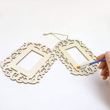  wooden cutout frame, Unfinished Wood Picture Frames, Unfinished Wood Frames, unfinished cutout frames, unfinished frames cutout