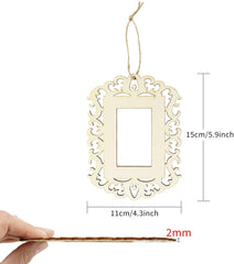  wooden cutout frame, Unfinished Wood Picture Frames, Unfinished Wood Frames, unfinished cutout frames, unfinished frames cutout