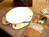 wooden kitchen placemats