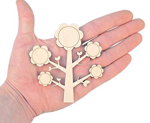 Wood Tree Cutouts Craft Shapes