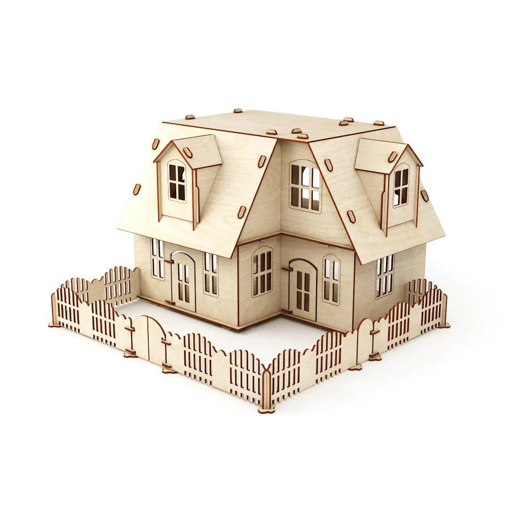 Wooden Doll House For Kids