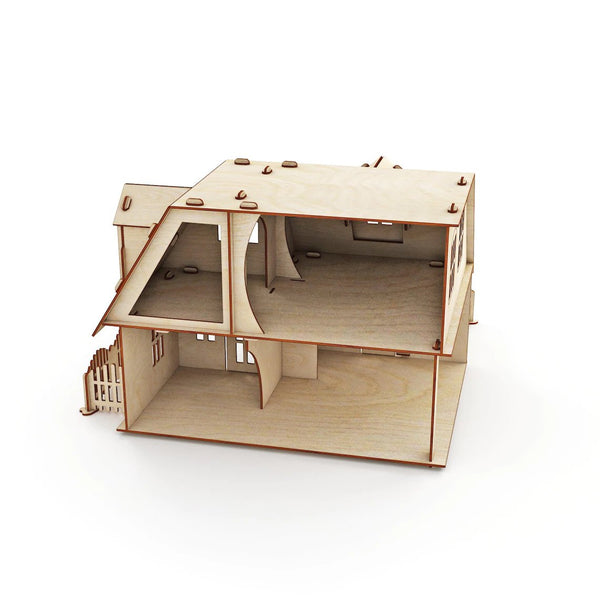 Wooden Doll House For Kids