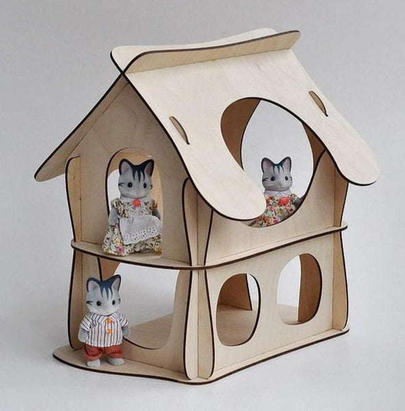 Wooden Toy House for Kids Puzzle