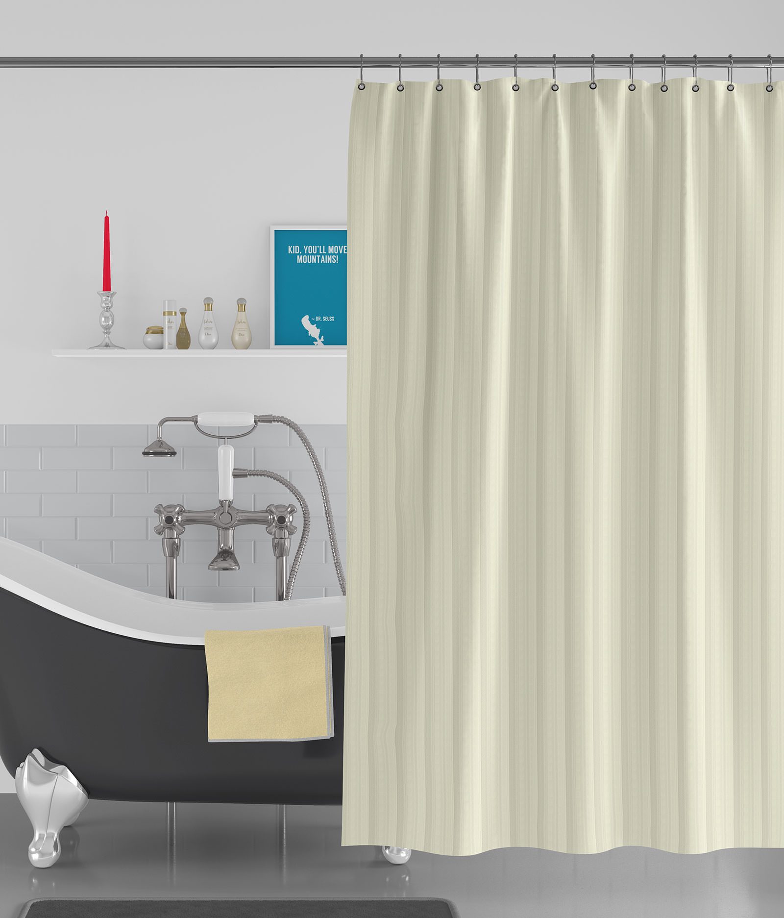 shower curtains polyester waterproof