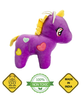 Haoser Mini Unicorn Teddy Soft Stuffed Toy (25CM ) Birthday Gift for Girls/Boys