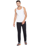 American-Elm Black Printed Stylish Dri Fit Slim Fit Stylish Track Pant/ Yoga Pant for Men